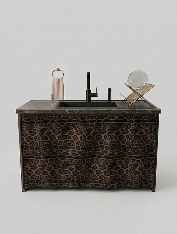 ساتر حوض المطبخ - تصميم سفاري